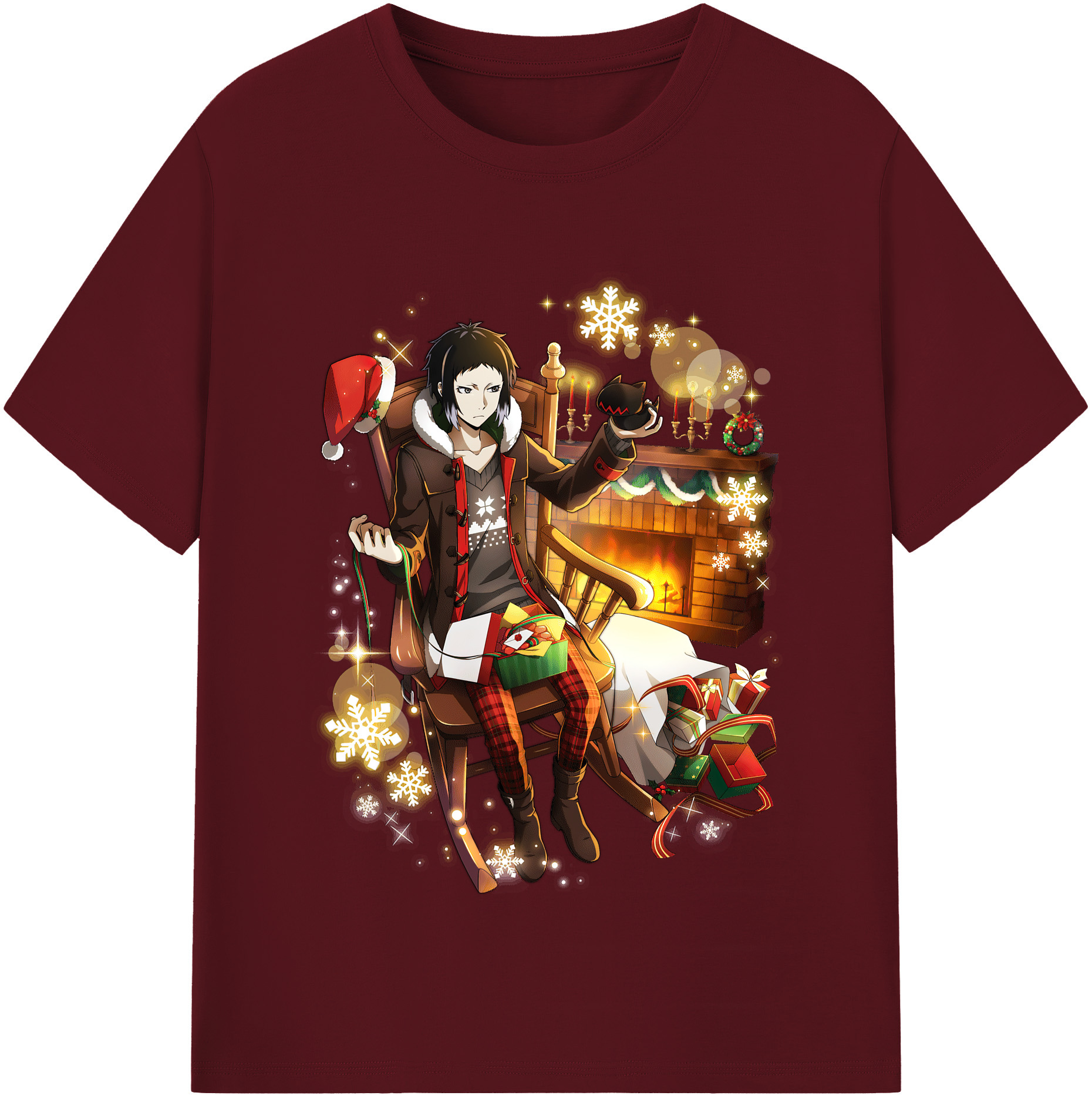 （画像用） 文豪ストレイドッグス Bungo Stray Dogs 綿100％半袖Tシャツ（フロントプリント）